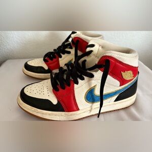 Authentic Nike Air Joedan 1 Mid SE “let(Her)Man” sneaker
